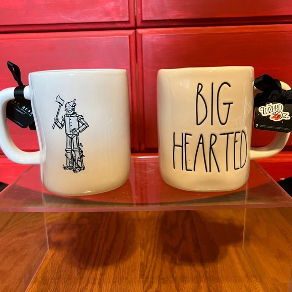 Tin Man Wizard of Oz Rae Dunn Mug Big Hearted NWT - Picture 1 of 7